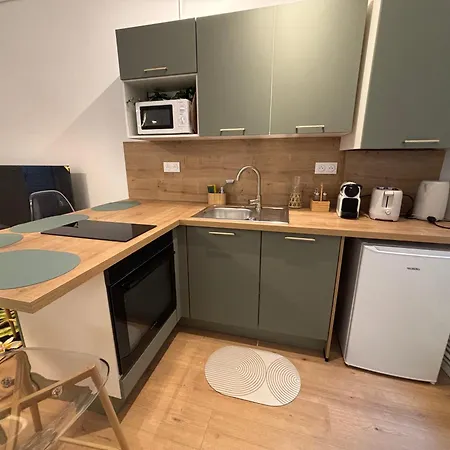 公寓 Au Petit Coeur Messin Chaleureux T2 Entierement Renove 梅斯